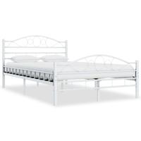 Bedframe metaal wit 120x200 cm - thumbnail
