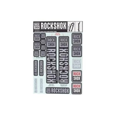 ROCKSHOX decor set decal set white