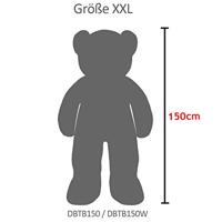 Zachte Teddybeer 150cm XXL Wit incl. Hartkussen - thumbnail