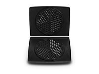 Fritel 142355 bakplaten hartjesvorm aluminium/zwart - thumbnail