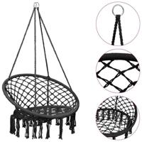 VidaXL Hangstoel 80 cm antracietkleurig - thumbnail