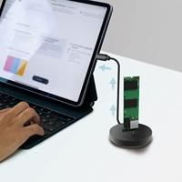 LogiLink QP0032 USB-C 3.2 Gen 2 M.2 PCIe NVMe 1 poort Harde schijf-dockingstation - thumbnail