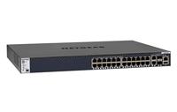 Netgear GSM4328S-100NES stapelbare switch M4300-28G (24 poorten 1 GB, 2 poorten 10GBASE-T en 2 SFP+-poorten) - thumbnail