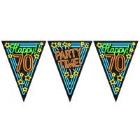Vlaggenlijn 70 Jaar Neon - 10 meter - thumbnail