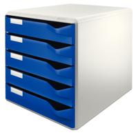Leitz Ladebox 5280-00-35 Blauw DIN A4 Aantal vakken: 5 - thumbnail