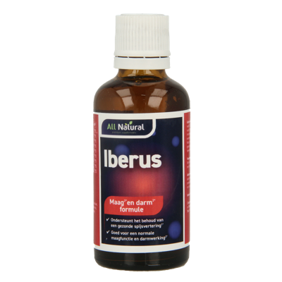 All Natural Iberus maag darm formule 50 Milliliter All Natural Iberus maag darm formule 50 Milliliter