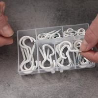 Quadrios 22SA053 Assortiment schroefhaken wit 55 onderdelen 55 stuk(s) - thumbnail