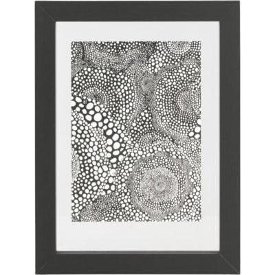 WOOOD fotolijst blake hout zwart 26 x 37 cm | 8 stuks