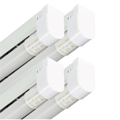4 PACK - LED's Light LED licht balk 120 cm voor binnen - Armatuur inclusief LED TL buis - 1900 lm