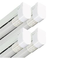 4 PACK - LED's Light LED licht balk 120 cm voor binnen - Armatuur inclusief LED TL buis - 1900 lm - thumbnail