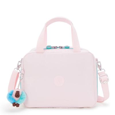 Kipling Miyo Lunch Bag-Sea Pink Metallic