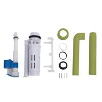 VidaXL Toiletstortbak met watertoevoer onderin 3/6 l olijfgroen - thumbnail