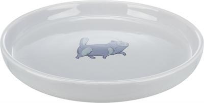 TRIXIE VOERBAK / WATERBAK PLAT EN BREED KATTENPRINT GRIJS 23 CM 600 ML TRIXIE VOERBAK / WATERBAK PLAT EN BREED KATTENPRINT GRIJS 23 CM 600 ML