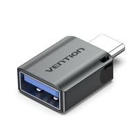 Vention CDQH0 tussenstuk voor kabels USB C USB A Grijs - thumbnail
