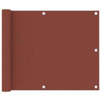 Balkonscherm 75x700 cm oxford stof terracotta - thumbnail