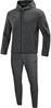 JAKO M9729 Joggingpak Met Kap Premium Basics - Antraciet Gemeleerd - 4XL