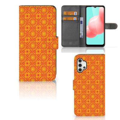 Samsung Galaxy A32 5G | Telefoon Hoesje | Batik Oranje Samsung Galaxy A32 5G | Telefoon Hoesje | Batik Oranje