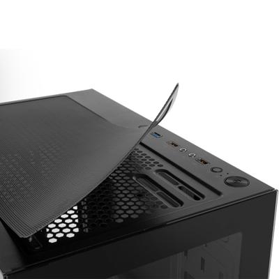 ATX Semi-toren doos Nox-Xtreme NXHUMMERVSNBK Zwart - thumbnail
