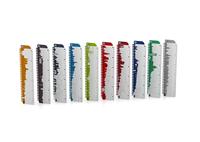 Collegeblok Oxford Office Essentials A4+ lijn 4-gaats 180 pagina&apos;s 80gr assorti | 5 stuks - thumbnail