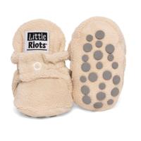 Little Riots slofjes fleece Beige Maat - thumbnail