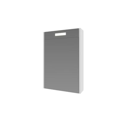 Spiegelkast Proline Premium Met Houten Deur Geïntrigeerd LED Verlichting 50x14x60 cm Ice White Spiegelkast Proline Premium Met Houten Deur Geïntrigeerd LED Verlichting 50x14x60 cm Ice White