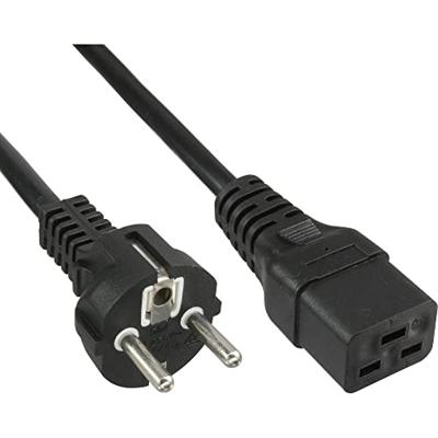 InLine 16658F electriciteitssnoer Zwart 2 m Netstekker type F IEC C19 InLine 16658F electriciteitssnoer Zwart 2 m Netstekker type F IEC C19