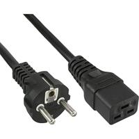 InLine 16658F electriciteitssnoer Zwart 2 m Netstekker type F IEC C19 - thumbnail