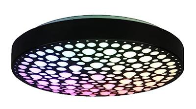 Trio RGB led plafondlampChizu Ø 40cm - zwart - R67161132