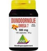 SNP Duindoorn olie omega 7 500mg halal kosher 120 Capsules - thumbnail