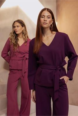 Vesper twill top - blackberry - 13361