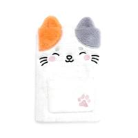 Adoramals Lola de Kat Pluche Notitieboekje Buidel - thumbnail