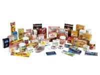Kit doos supermarktproduct meerkleurig - thumbnail