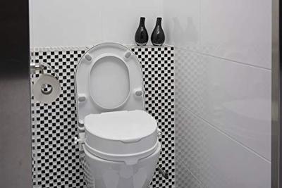 SecuCare toiletverhoger met klep hoogte 100 mm SecuCare toiletverhoger met klep hoogte 100 mm