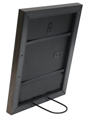 Deknudt Bruine fotokader met rand in zilver 20x30 S41VK3