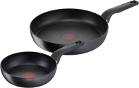 Tefal Hard Titanium Pro Koekenpannenset 2-delig Ø 24 + 28 cm - thumbnail