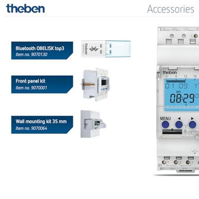 Theben 6100130 Schakelklok voor DIN-rails TR610 top3 230 V/AC Weekprogramma Theben 6100130 Schakelklok voor DIN-rails TR610 top3 230 V/AC Weekprogramma