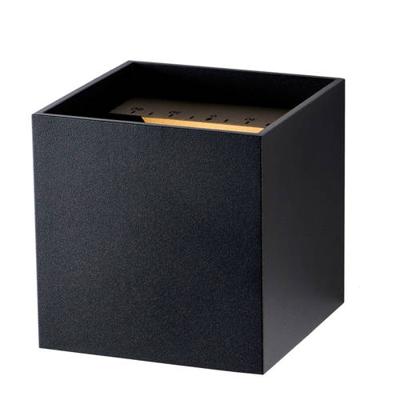 GardenLights Vierkante muurlampMauri 12v 10cm zwart - 3177011