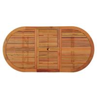 Tuintafel 200x100x75 cm massief eucalyptushout - thumbnail