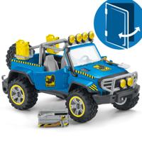 Schleich Off-road voertuig met dino wachtpost - thumbnail