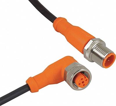 ifm Electronic EVC017 Verbindingskabel Aantal polen (sensoren): 4, 5 Stekker, recht, Bus, haaks 1 m 1 stuk(s)