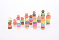 Tickit Houten Figuren super set regenboog - thumbnail