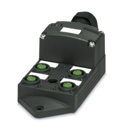 Phoenix Contact SACB-4/ 4-L-SC SCO P 1452987 Passieve sensor/actorbox M12-verdeler met kunststof schroefdraad 1 stuk(s) Phoenix Contact SACB-4/ 4-L-SC SCO P 1452987 Passieve sensor/actorbox M12-verdeler met kunststof schroefdraad 1 stuk(s)