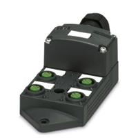 Phoenix Contact SACB-4/ 4-L-SC SCO P 1452987 Passieve sensor/actorbox M12-verdeler met kunststof schroefdraad 1 stuk(s) - thumbnail