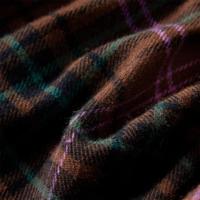 Kinderrok geruit patroon 128 cognackleurig - thumbnail