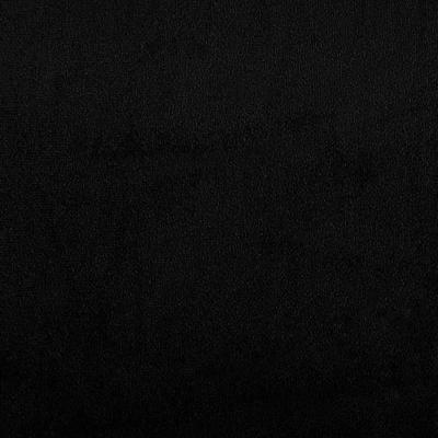 2-delige Loungeset met kussens microvezelstof zwart