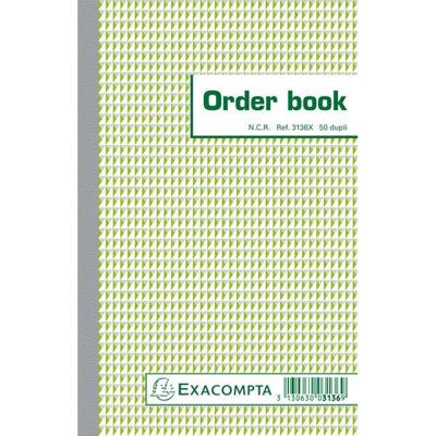 Orderboek Exacompta 210x135mm 50x2vel | 10 stuks Orderboek Exacompta 210x135mm 50x2vel | 10 stuks