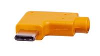 Tether Tools USB-kabel USB-A stekker, USB-C stekker 0.50 m Oranje 90° haaks naar rechts TET-CUCRT02-ORG - thumbnail