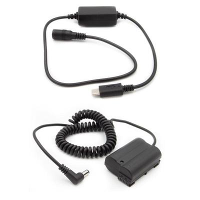 Dummy accu USB-C adapterset accutype Nikon EN-EL15