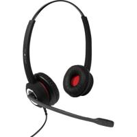 Plusonic 6337-10.2P Softphone-headset USB stereo, snoergebonden On Ear zwart - thumbnail