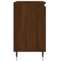 Badkamerkast 58x33x60 cm bewerkt hout bruin eikenkleur - thumbnail